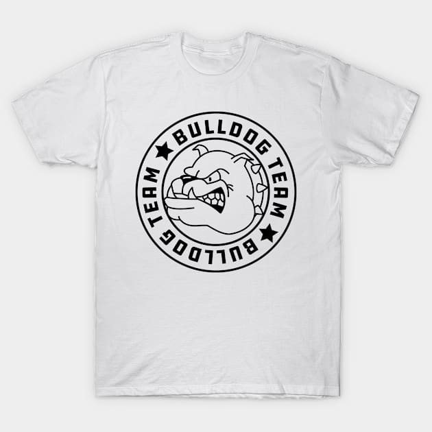 bulldog team T-Shirt by creativity-w